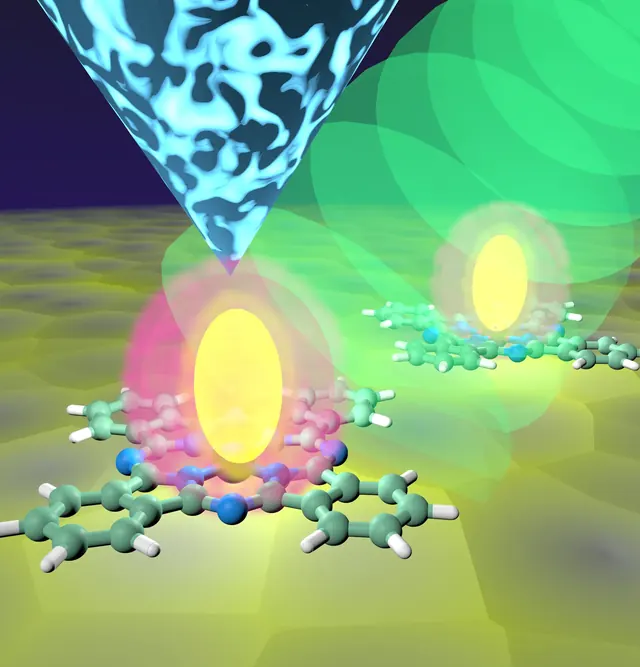 Atomically Reconfigurable Single-Molecule Optoelectronics