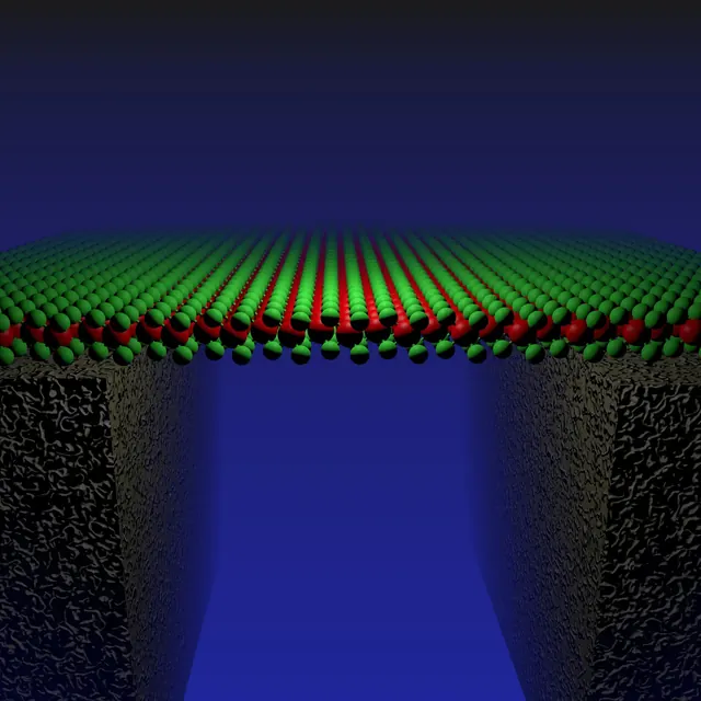 Controllable Superconductivity in Suspended van der Waals Materials