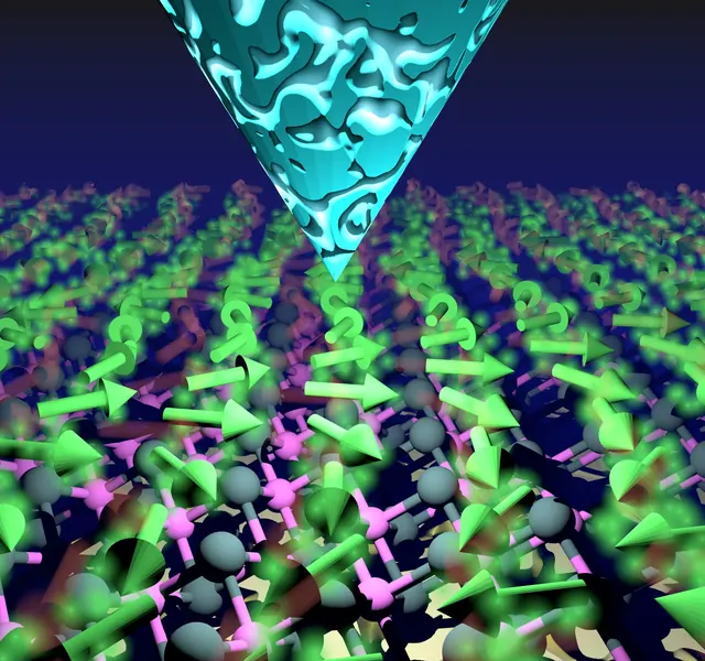 Observation of electromagnons in a monolayer multiferroic
