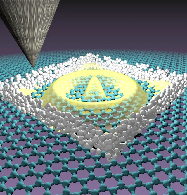Quantum confinement of Dirac quasiparticles in graphene patterned with subnanometer precision